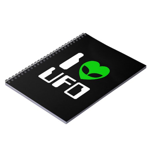 I Alien Heart UFO Notitieboek (Linkerzijde)