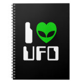 I Alien Heart UFO Notitieboek (Voorkant)