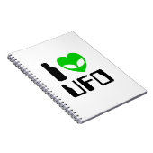I Alien Heart UFO Notitieboek (Rechterzijde)