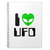 I Alien Heart UFO Notitieboek (Voorkant)