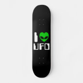I Alien Heart UFO Skateboard (Voorkant)
