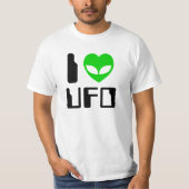 I Alien Heart UFO T-shirt (Voorkant)