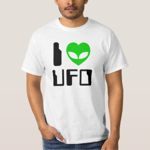 I Alien Heart UFO T-shirt