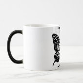 I Alphabet zwarte vlinder Magische Mok (Links)