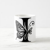 I Alphabet zwarte vlinder Magische Mok (Center)