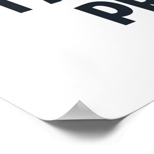 I Altijd bescherming gebruiken Poster (Hoek)