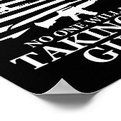 I Am 1776% Sure Will Be Taking My Gun Us Flag Amer Poster (Hoek)