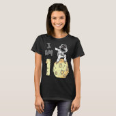 I am 1 Space Astronaut Kid Moon Walker 1st Birthda T-shirt (Voorkant volledig)