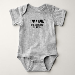 I AM A BABY genderneutraal outfit Romper