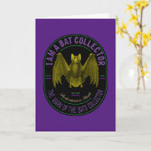 I am a bat collector card kaart (Gele Bloem)