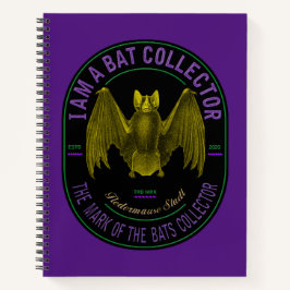 I am a bat collector notitieboek