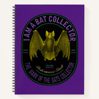 I am a bat collector notitieboek