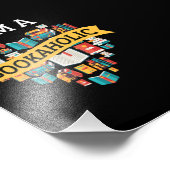 I Am A Bookaholic Reading Book Literature Foto Afdruk (Hoek)