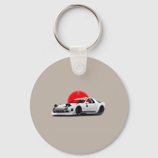 I Am a Car Lover Sleutelhanger (Achterkant)