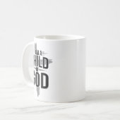 I Am A Child Of God Cute Christian Teen Girl Women Koffiemok (Voorkant links)