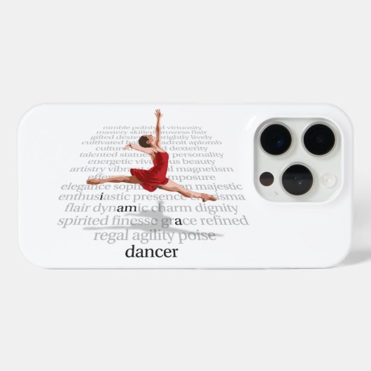 I Am A Dancer Case-Mate iPhone Case (Achterkant (horizontaal))