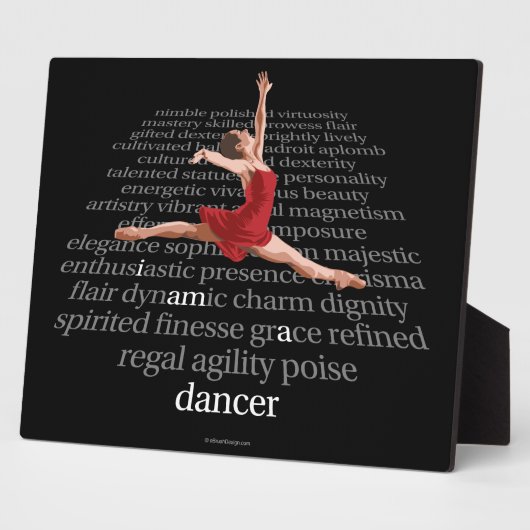 I Am A Dancer Fotoplaat (Zijkant)