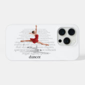 I Am A Dancer iPhone Hoesje (Achterkant horizontaal)