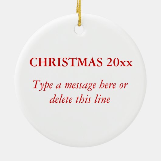 I Am A Dancer Keramisch Ornament (Achterkant)