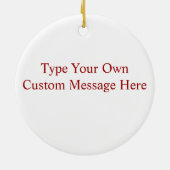 I Am A Dancer Keramisch Ornament (Achterkant)