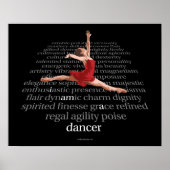 I Am A Dancer Poster (Voorkant)
