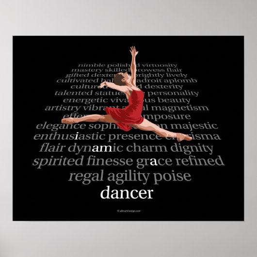 I Am A Dancer Poster (Voorkant)