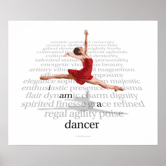 I Am A Dancer Poster (Voorkant)