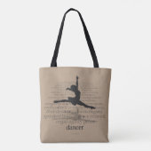 I Am A Dancer Tote Bag (Achterkant)