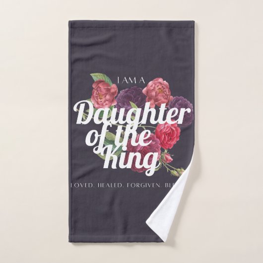 "I am a Daughter of the King" Towel Bad Handdoek (Handdoek)