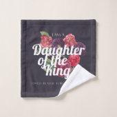 "I am a Daughter of the King" Towel Bad Handdoek (Wasdoekje)