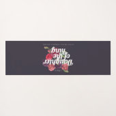 "I am a Daughter of the King" Yoga Mat (Achterkant (horizontaal))