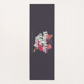 "I am a Daughter of the King" Yoga Mat (Achterkant)
