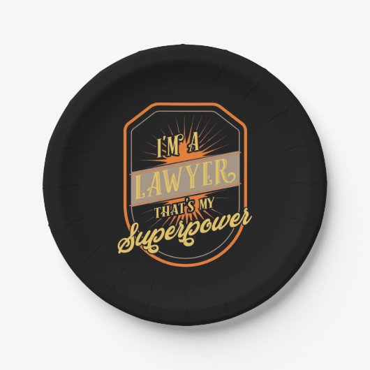 I Am A Lawyer Papieren Bordje (Voorkant)