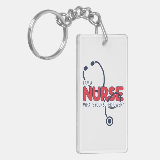 I am a Nurse Sleutelhanger (Voorkant Links)