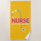 I am a Nurse Strandlaken (Voorkant)