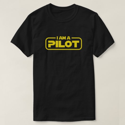 I AM A PILOT T-SHIRT (Design voorkant)