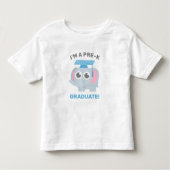 I am a Pre-K Graduate, Cute Elephant Graduate Kinder Shirts (Voorkant)