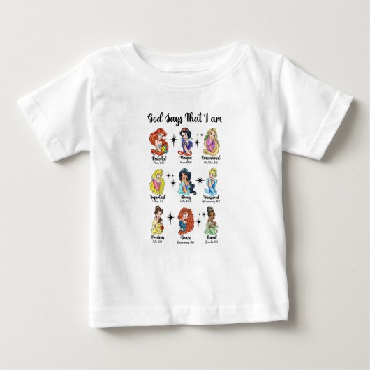 I am a princess King of Kings baby t-shirt (Voorkant)
