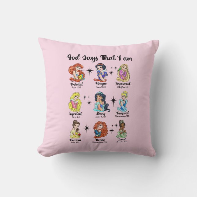 I am a princess King of Kings women's t-shirt Kussen (Voorkant)