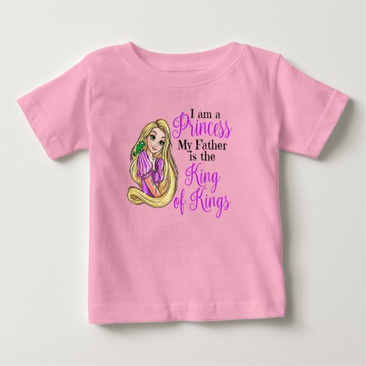 I am a princess Rapunzel throw pillow (Voorkant)