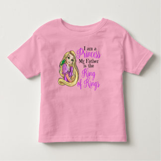 I am a princess Rapunzel throw pillow Kinder Shirts