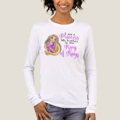 I am a princess Rapunzel women's long sleeve shirt (Voorkant volledig)