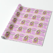 I am a princess Rapunzel wrapping paper Cadeaupapier (Uitgerold)