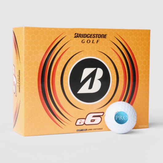  I AM A PRO - Custom Blue Golf Ball Golfballen (Verpakking)