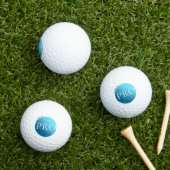 I AM A PRO - Custom Blue Golf Ball Golfballen (Insitu Gras)
