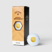 I AM A PRO | Custom Golden Golf Ball  Golfballen (Verpakking)