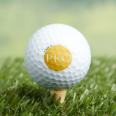 I AM A PRO | Custom Golden Golf Ball  Golfballen (Insitu Shirt)