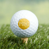 I AM A PRO | Custom Golden Golf Ball  Golfballen (Insitu Shirt)