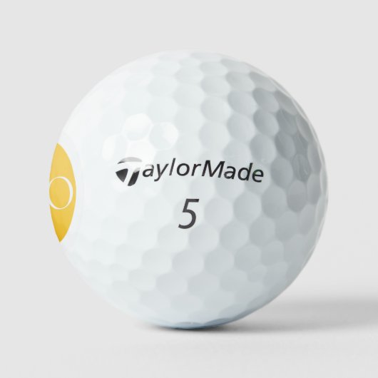 I AM A PRO | Custom Golden Golf Ball Golfballen (Logo)