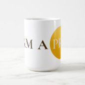 I AM A PRO | Elegant Gold Circle Motivational Mug Koffiemok (Center)